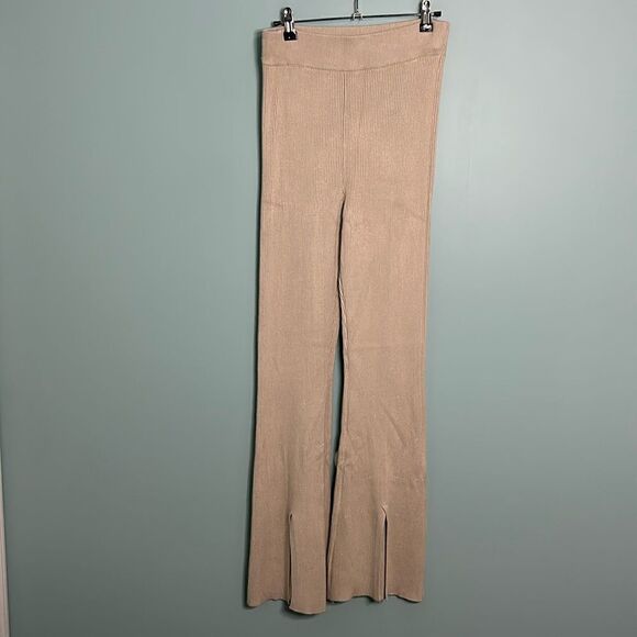 Abercrombie Ribber Split Front Sweater Pants - Picture 2 of 8